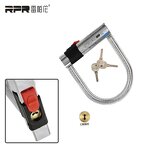 Motorcycle U Lock Manufacturer - RPR High Security Heavy Duty Keys Open Waterproof Rustproof Bike with Keys