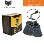 Inner Tube Manufacturer - Black Cat Color Boxes 8 Inch 8.5x2.0 156 Straight and Curved Valves for Xiaomi M365
