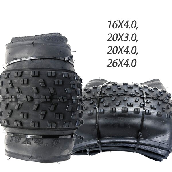 Fat Bike Tires Manufacturer - High Quality 16-inch 20-inch 26-inch 16x4.0 20x3.0 20x4.0 26x4.0 Foldable for E-bike