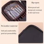 Makeup Brush Bag Manufacturer - Portable Travel PU Texture