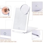 LED Makeup Mirror Factory - Portable 1000mah X10 Magnifying