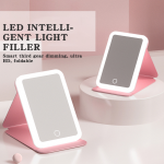 Desktop Makeup Mirror Manufacturer - Three-Tone Light Folding