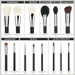 Makeup Brush Set Factory - EMF 14pcs Soft Hair Copper