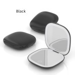 便携化妆镜供应商- LED可充电5倍银色