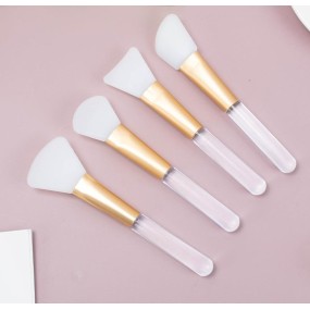 Face Mask Brush Factory - Clear Handle Silicone Applicator