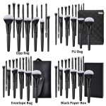 Makeup Brush Set Factory - Portable 10-Piece Soft Hair ABS Bag
