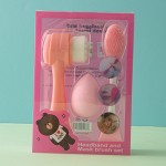 硅胶面膜刷套装供应商-双头化妆蛋