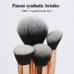 Makeup Brush Set Manufacturer - 15pcs EMF Synthetic Hair Custom