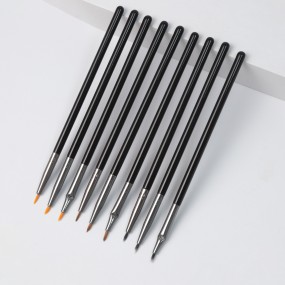 Eyeliner Brushes Manufacturer - EMF 9pcs Professional Precise