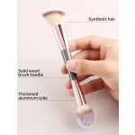 Double Ended Brush Supplier - Precision Powder Foundation