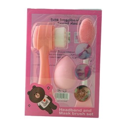 Silicone Mask Brush Set Supplier - Double Head Makeup Egg