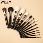 Makeup Brush Set Factory - EMF 14pcs Soft Hair Copper