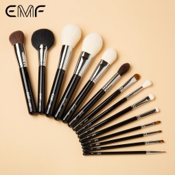 Makeup Brush Set Factory - EMF 14pcs Soft Hair Copper