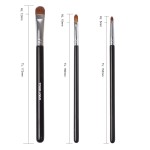 Vegan Makeup Brush Supplier - Custom Logo 3pcs Synthetic Hair