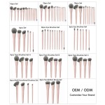 Vegan Makeup Brushes Supplier - Wholesale 6pcs Custom Logo Travel