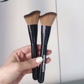 Cosmetic Brush Factory - Custom Logo Wood Handle Wave