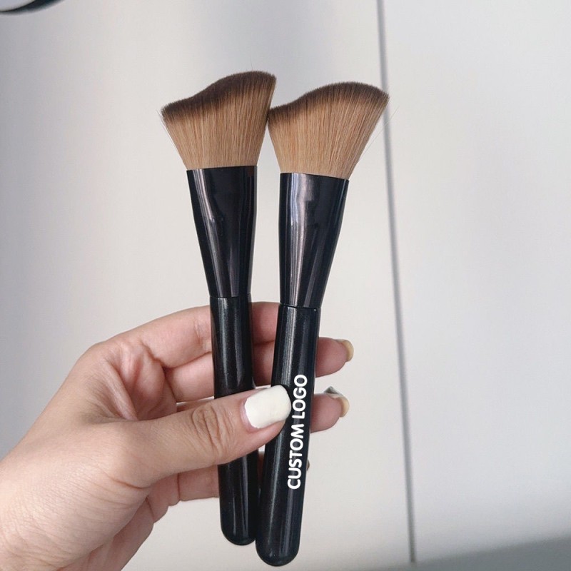 Cosmetic Brush Factory - Custom Logo Wood Handle Wave