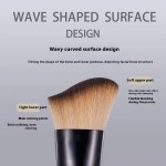 Cosmetic Brush Factory - Custom Logo Wood Handle Wave
