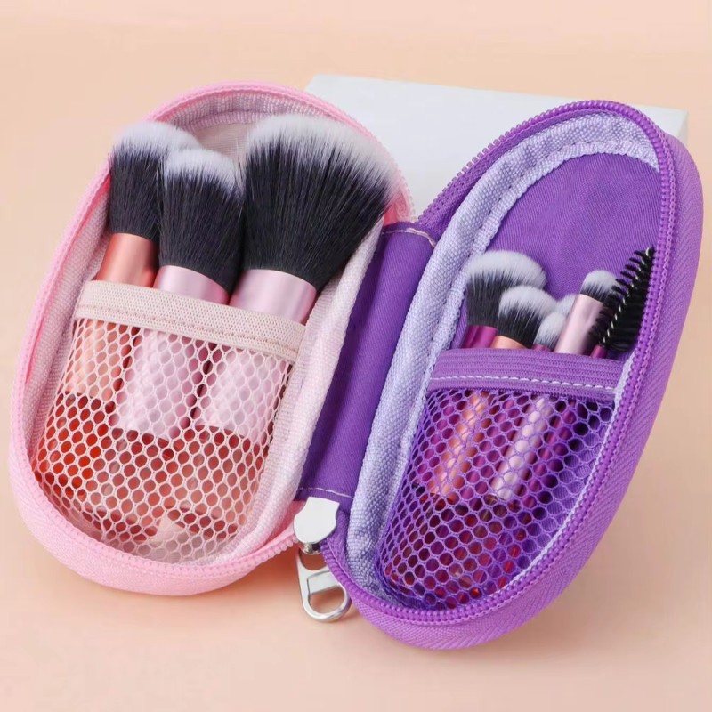 Portable Makeup Brush Factory - 10pcs Mini ABS Travel