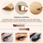 Eyeliner Brushes Manufacturer - Luxury Rose Gold Wood Custom
