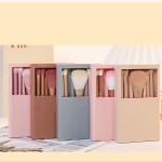 Mini Makeup Brush Manufacturer - 5pcs Travel Mirror Box