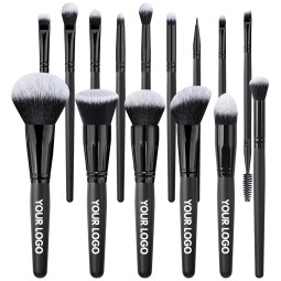 Makeup Brush Set Factory - Portable 10-Piece Soft Hair ABS Bag