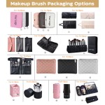 Makeup Brush Set Manufacturer - Custom Logo 12pcs Pink Rhinestone