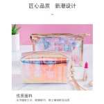 Makeup Bag Factory - Clear Holographic Custom Print