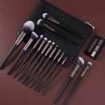 Makeup Brush Set Supplier - 13pcs Black Professional Luxury