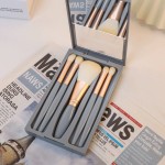 Mini Makeup Brush Manufacturer - 5pcs Travel Mirror Box