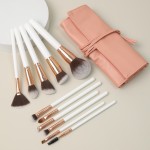Makeup Brush Set Factory - EMF 11pcs Rose Gold Wooden