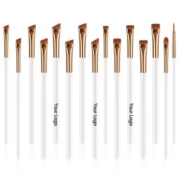 Eyeliner Brushes Manufacturer - Luxury Rose Gold Wood Custom
