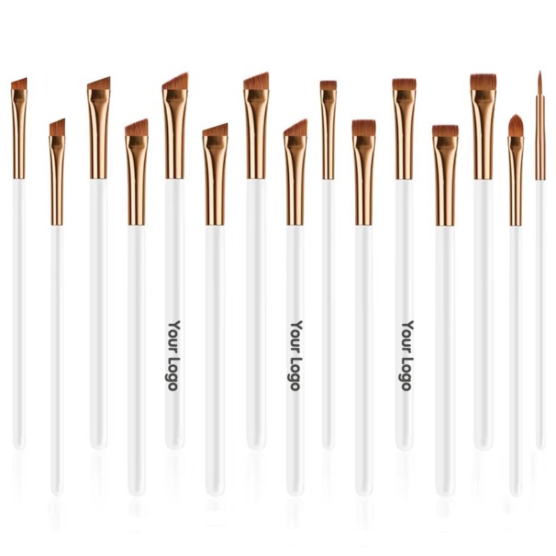 Eyeliner Brushes Manufacturer - Luxury Rose Gold Wood Custom