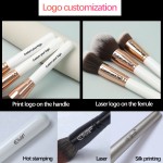 Luxury Makeup Brush Manufacturer - Pearl White Gold Custom