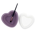 Brush Cleaner Supplier - Silicone Heart-shaped Folding