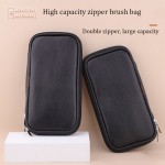 Makeup Brush Bag Manufacturer - Portable Travel PU Texture