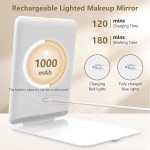 LED Makeup Mirror Factory - Portable 1000mah X10 Magnifying