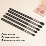 Professional Makeup Brush Supplier - EMF Black Wood Handle Custom