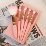 Mini Makeup Brush Manufacturer - 5pcs Travel Mirror Box