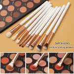 Makeup Brush Set Factory - EMF 12pcs White Rose Gold