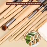 Bamboo Makeup Brush Factory - New Arrival Custom Logo 13pcs