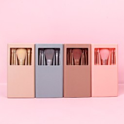 Mini Makeup Brush Manufacturer - 5pcs Travel Mirror Box