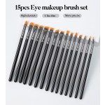 Eyeliner Brushes Manufacturer - EMF 9pcs Professional Precise