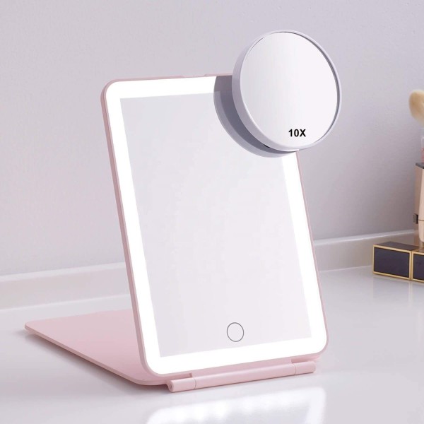 LED Makeup Mirror Factory - Portable 1000mah X10 Magnifying