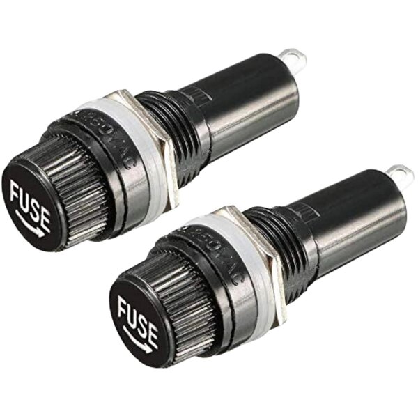 Fuse - Manufacturer 5x20mm 10A 250V Twist-type Socket Glass/Ceramic