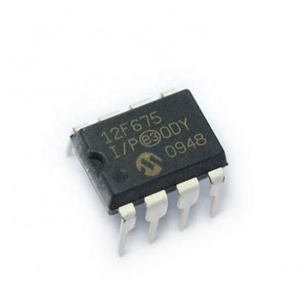 Microcontroller - Manufacturer PIC12F675-I/P DIP8 8-bit Flash Memory