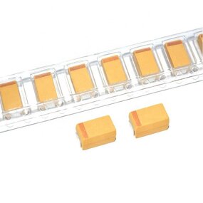 Tantalum Capacitor - Manufacturer D Type 16V 100UF 7343/2917 Yellow