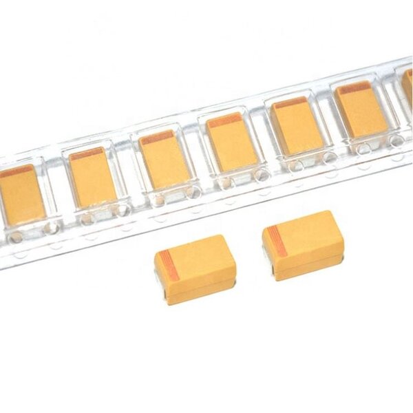 Tantalum Capacitor - Manufacturer D Type 16V 100UF 7343/2917 Yellow