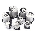 SMD Capacitor - Manufacturer Aluminum Electrolytic 16V-50V 47UF-470UF