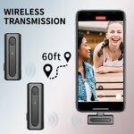 Microphone - Manufacturer K93 2MIC Mini Wireless Lavalier 2.4GHz Rechargeable